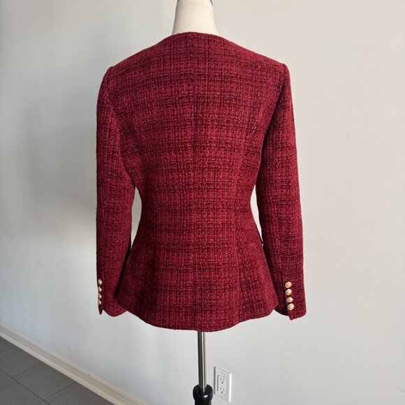 Commense Button Down Slit Tweed Blazer NWT, Size L, Runs more like a M - Picture 14 of 17